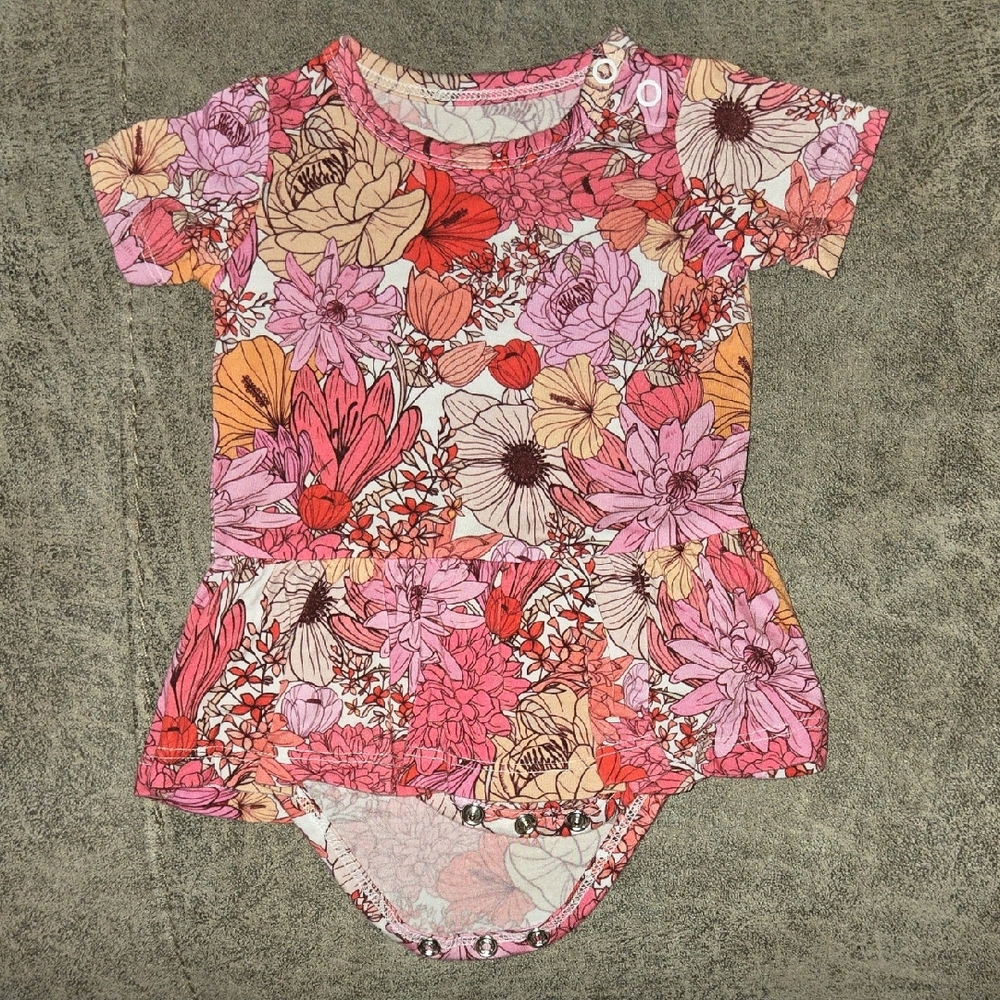 Gigi and Max Floral Bamboo Romper